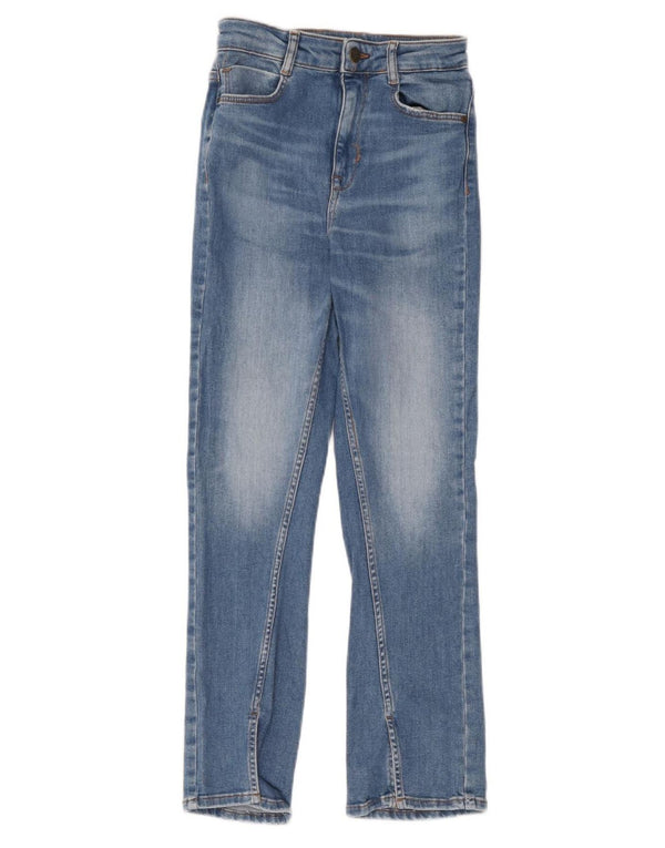 Blugi slim pentru femei Zara EU 36 XS W26 L26 Albastru Bumbac