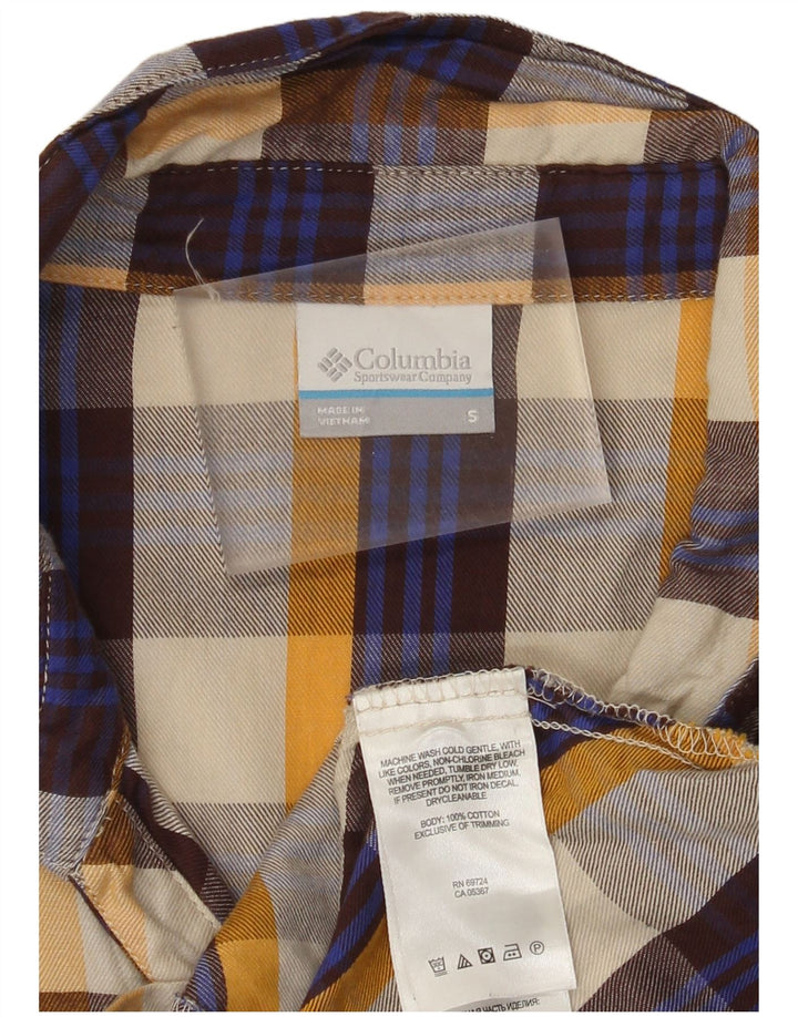 Cămașă de flanel pentru femei Columbia UK 10, bumbac cu carouri multicolore mici
