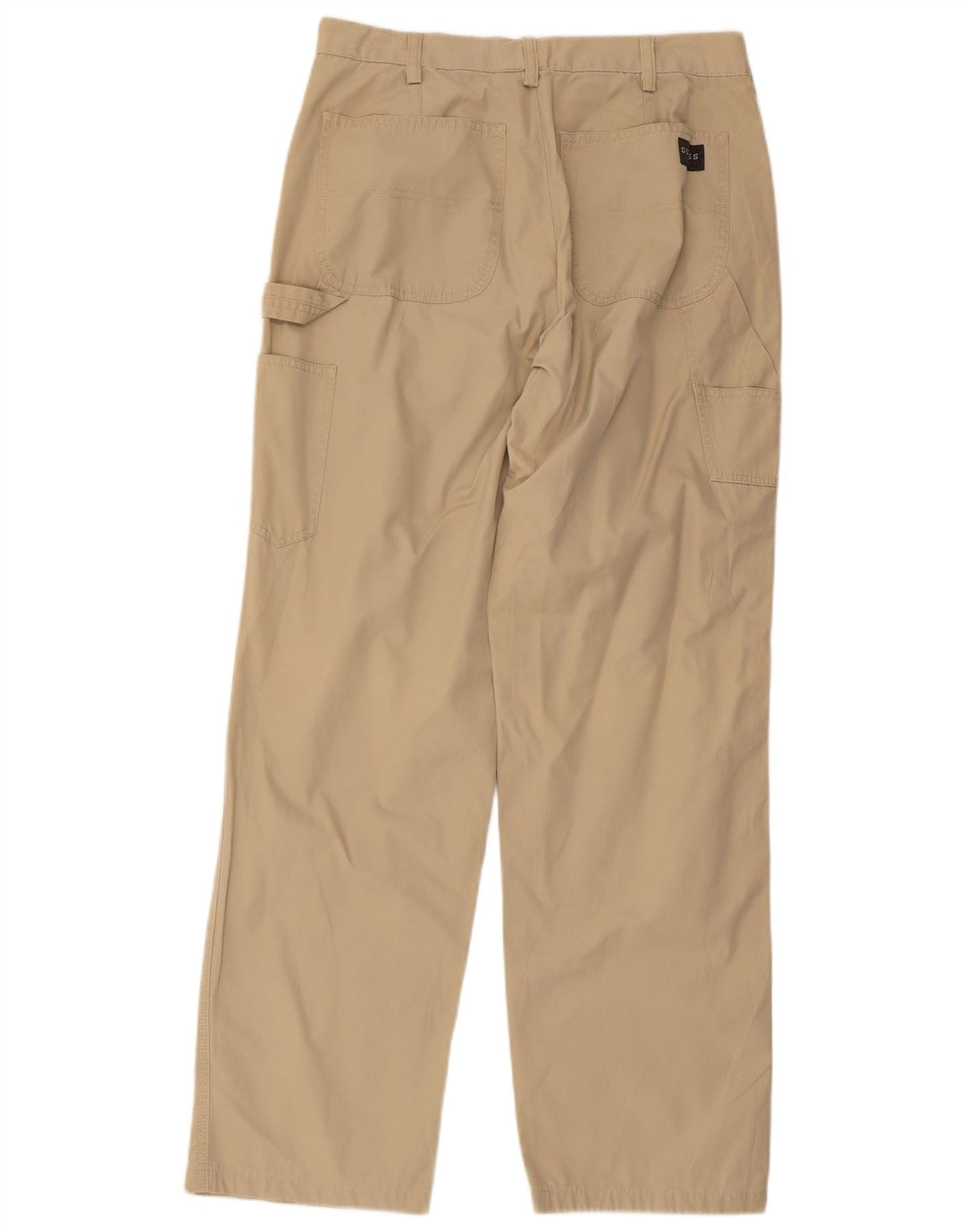 Guess Pantaloni Cargo Drepți L32 L30 Bej Bumbac