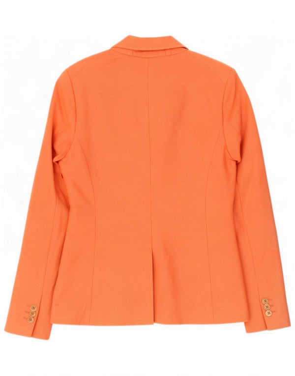 Jachetă Blazer Femei Massimo Dutti cu 1 nasture EU 38 Bumbac portocaliu mic