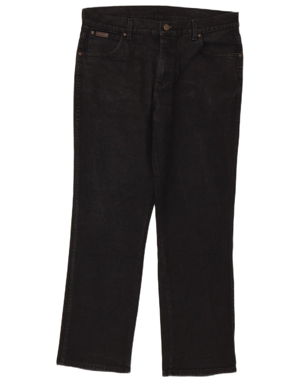 WRANGLER Blugi pentru bărbați Texas Stretch drepte W36 L32 bumbac negru