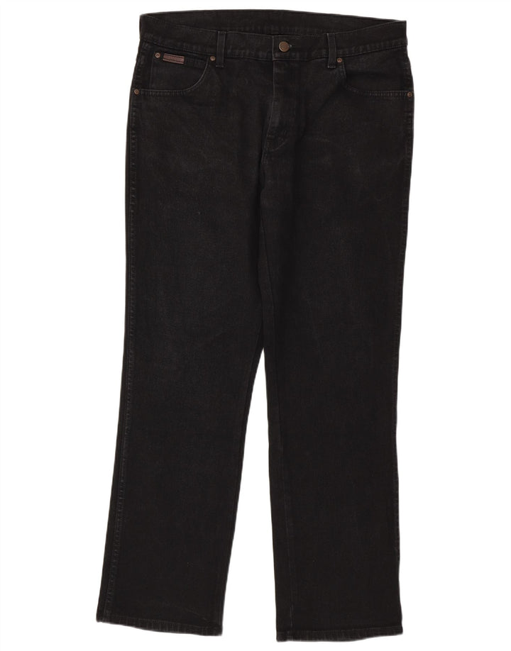 WRANGLER Blugi pentru bărbați Texas Stretch drepte W36 L32 bumbac negru