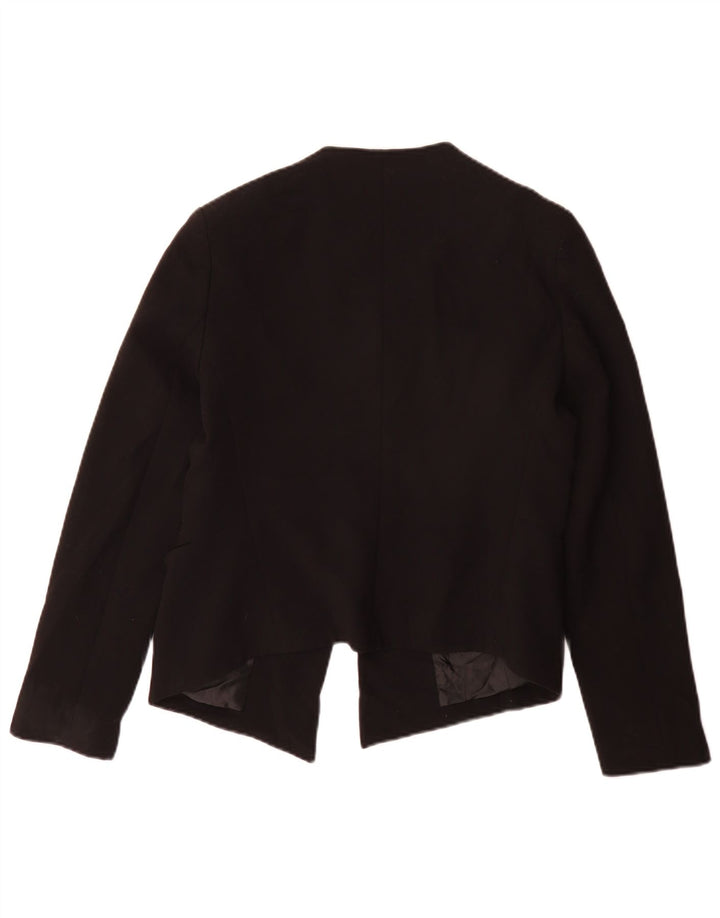 Jachetă Topshop pentru femei UK 14, mare, negru, poliester
