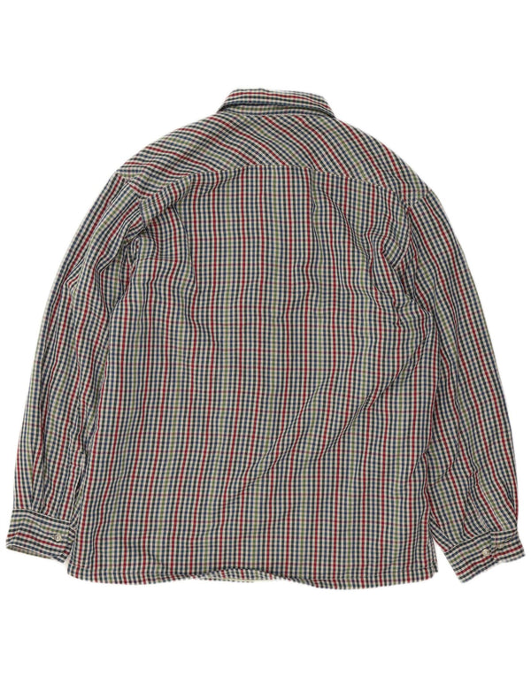 Cămașă de flanel Lumberjack Vintage pentru bărbați, mare, multicolor, din bumbac