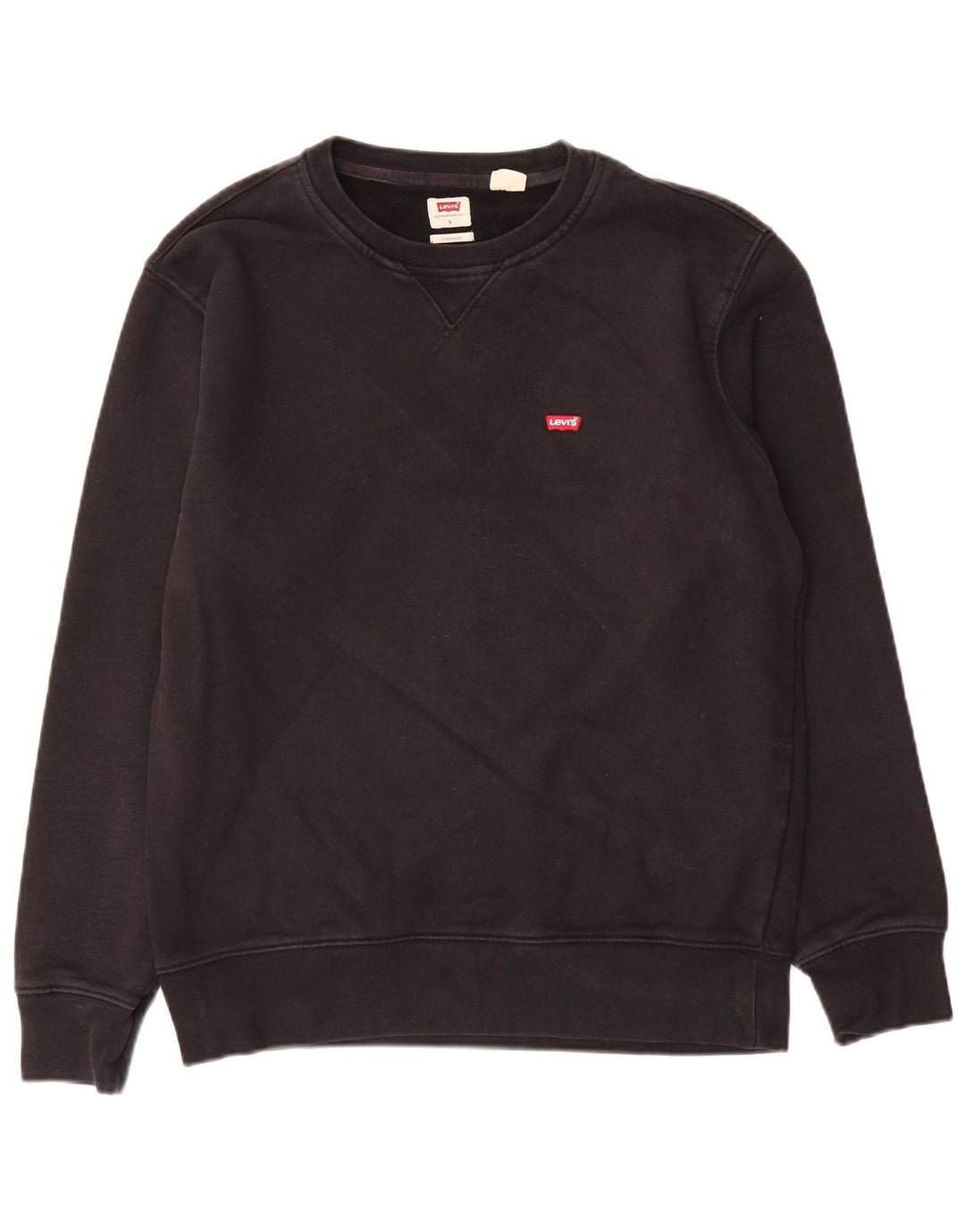 Pulover Levi's Standard pentru bărbați, bumbac mic, negru