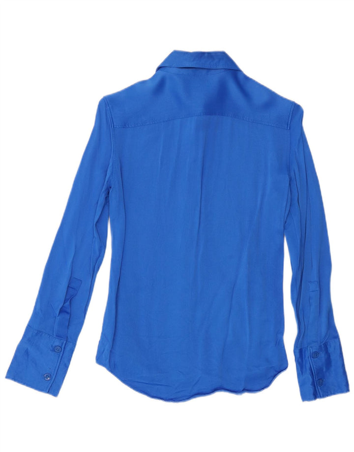 Cămașă pentru femei Zara UK 6 XS Blue Viscose