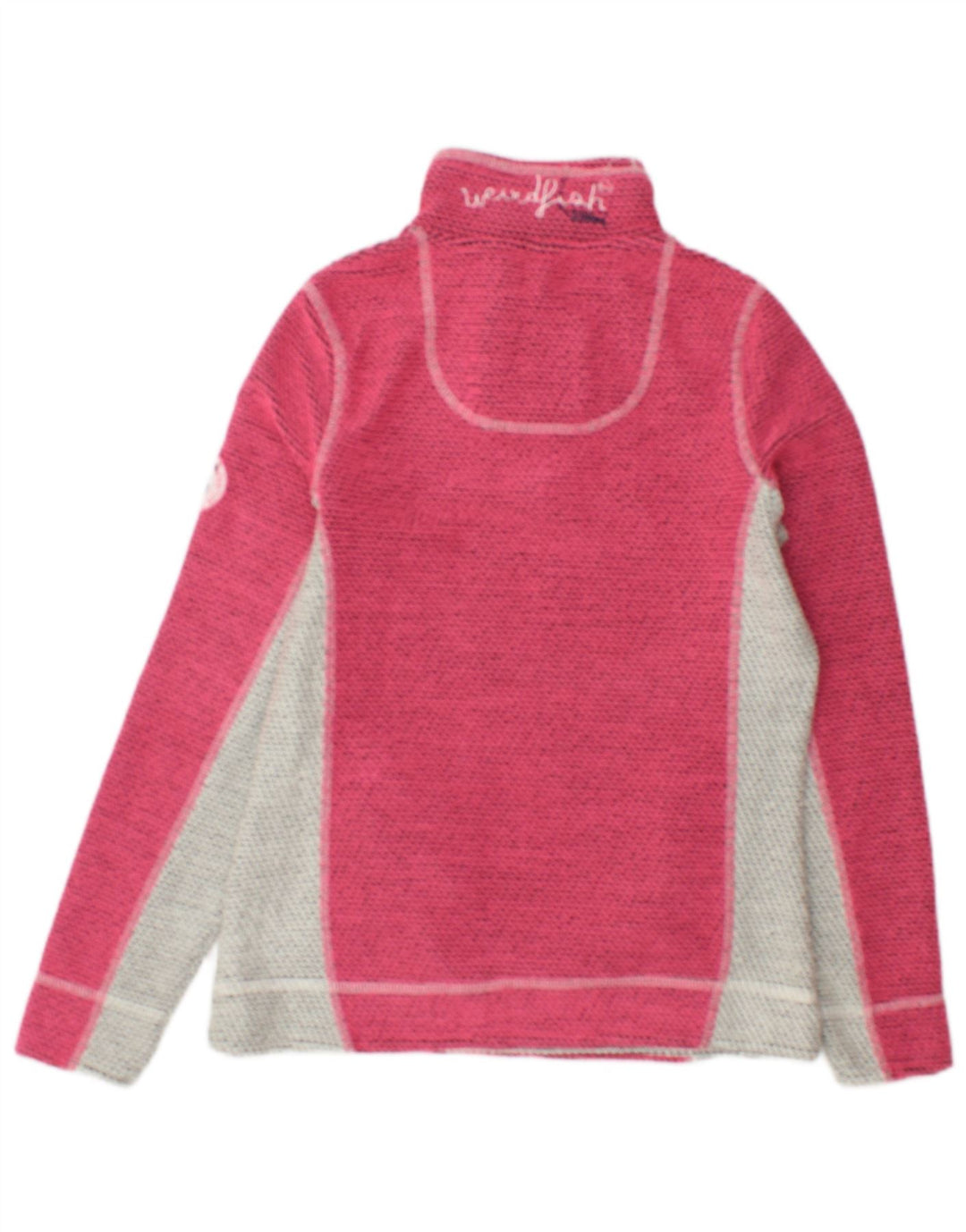 Pulover cu grafic pentru femei Weird Fish, UK 8, mic, roz Colorblock