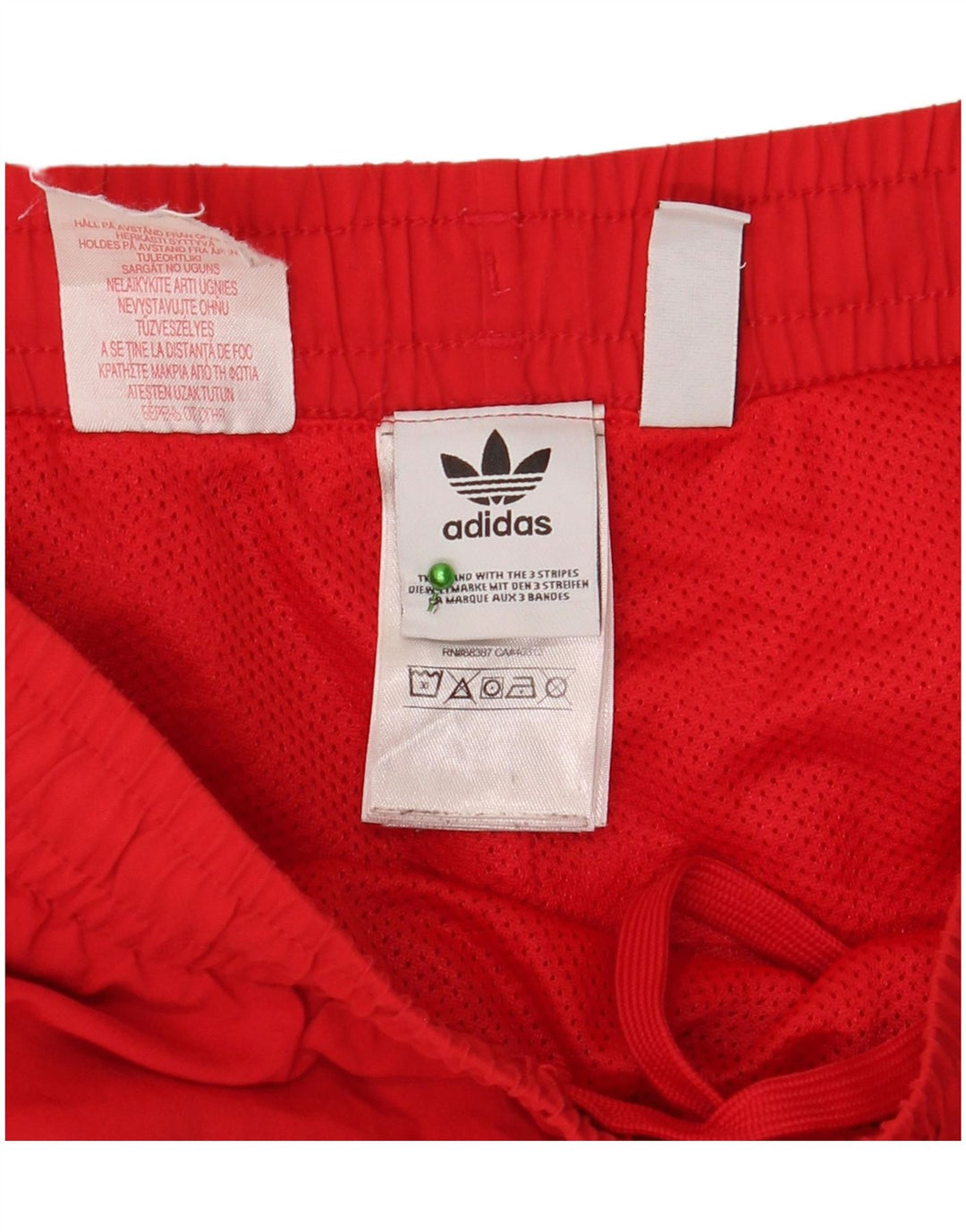 Pantaloni scurți sport adidas băieți 13-14 ani poliester roșu