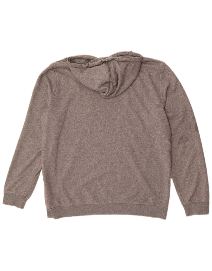 Pulover Puma pentru bărbați, bumbac, gri mediu