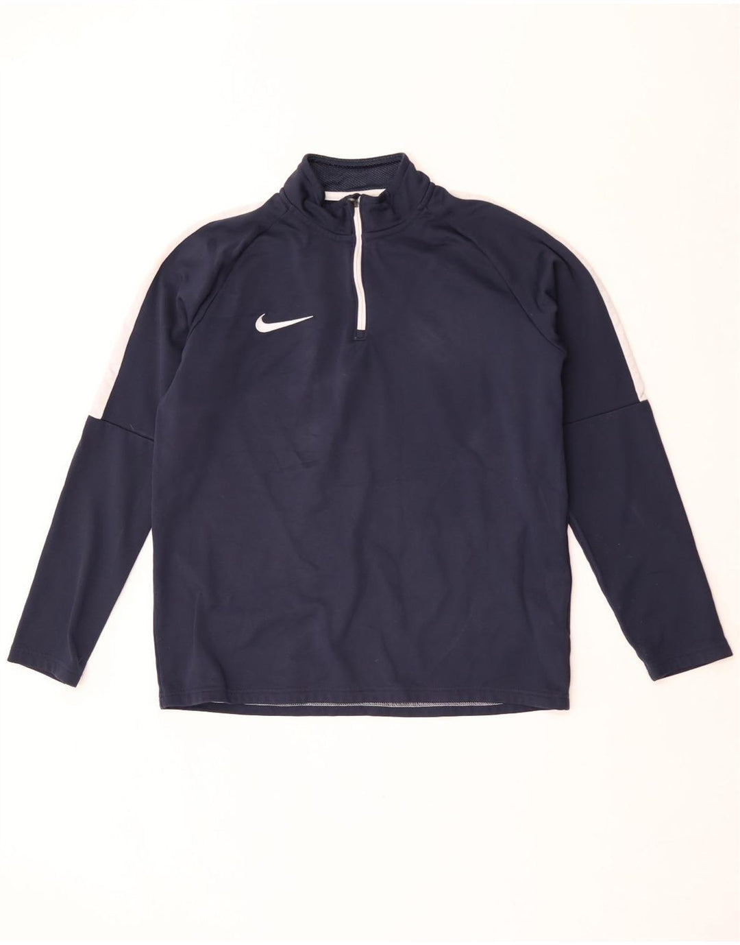 Trening pentru bărbați Nike Dri Fit Pullover Top, mediu, bleumarin, color block