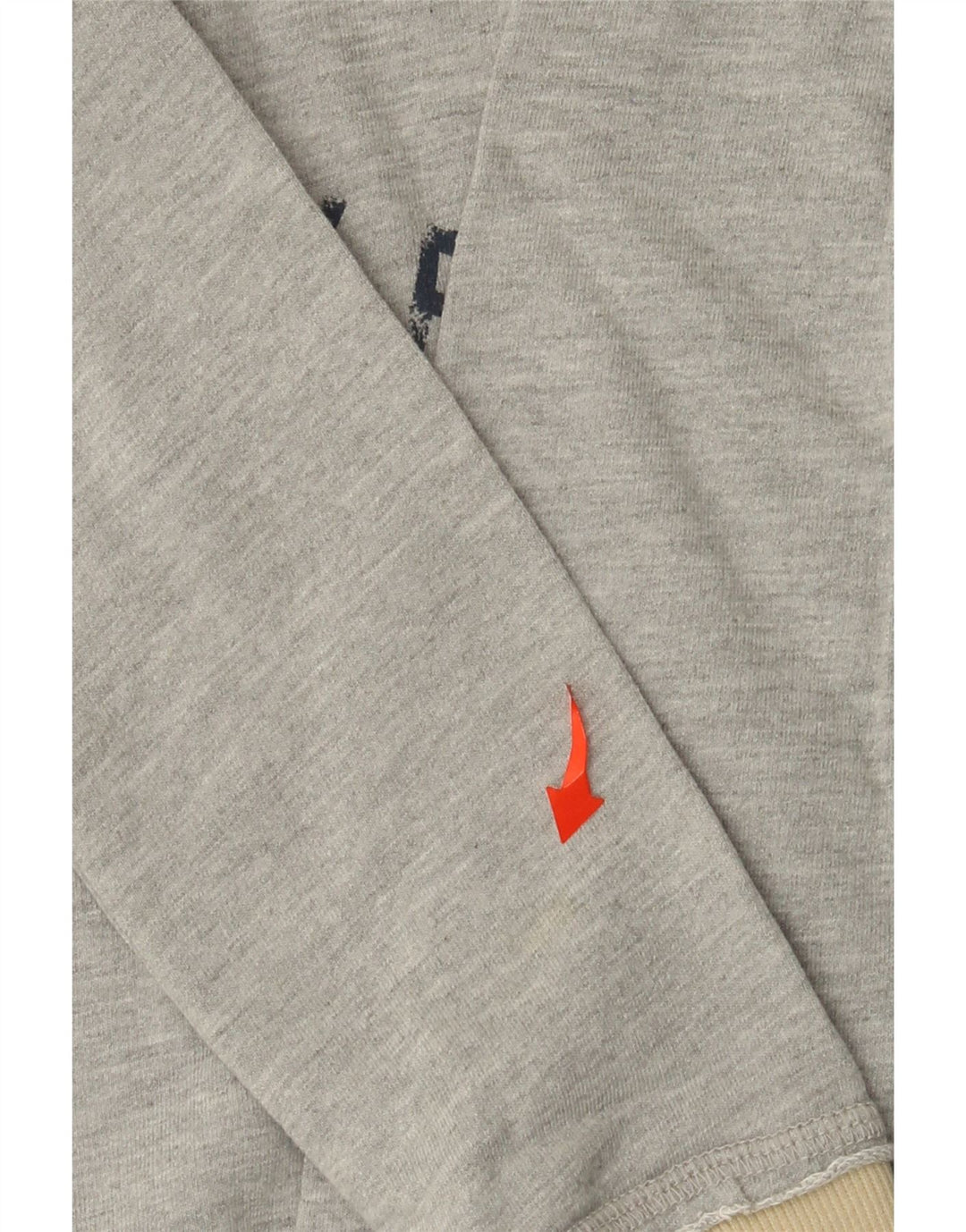 TRUSSARDI Pulover cu grafic pentru fete 9-10 ani mare bumbac gri