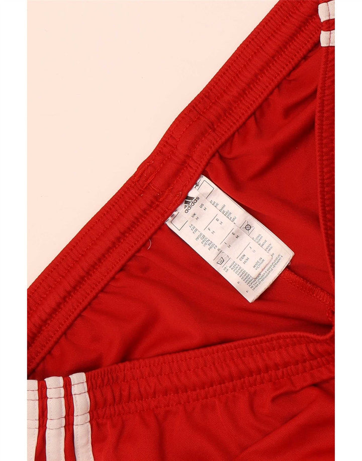 Pantaloni scurți sport pentru bărbați Adidas Graphic Regular Sport, poliester, roșu mediu