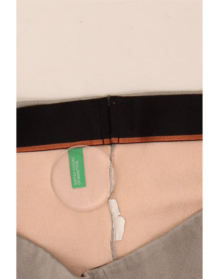 Pantaloni scurți casual Benetton pentru femei W30 Medium Gri Colorblock