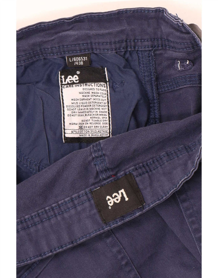 Pantaloni scurți casual pentru bărbați Lee, mari W36, bumbac bleumarin