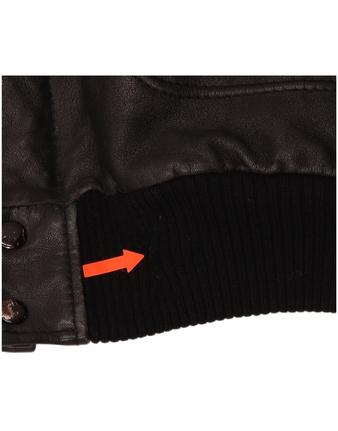 Jachetă militară din piele pentru bărbați VINTAGE IT 54 2XL din piele neagră