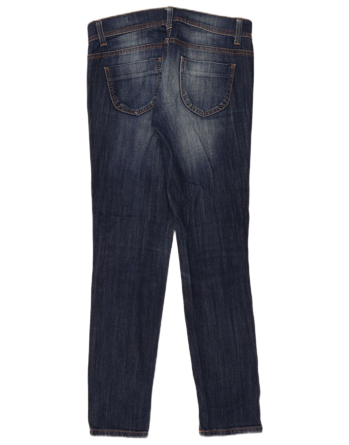 Blugi slim pentru femei Benetton W27 L28 Albastru