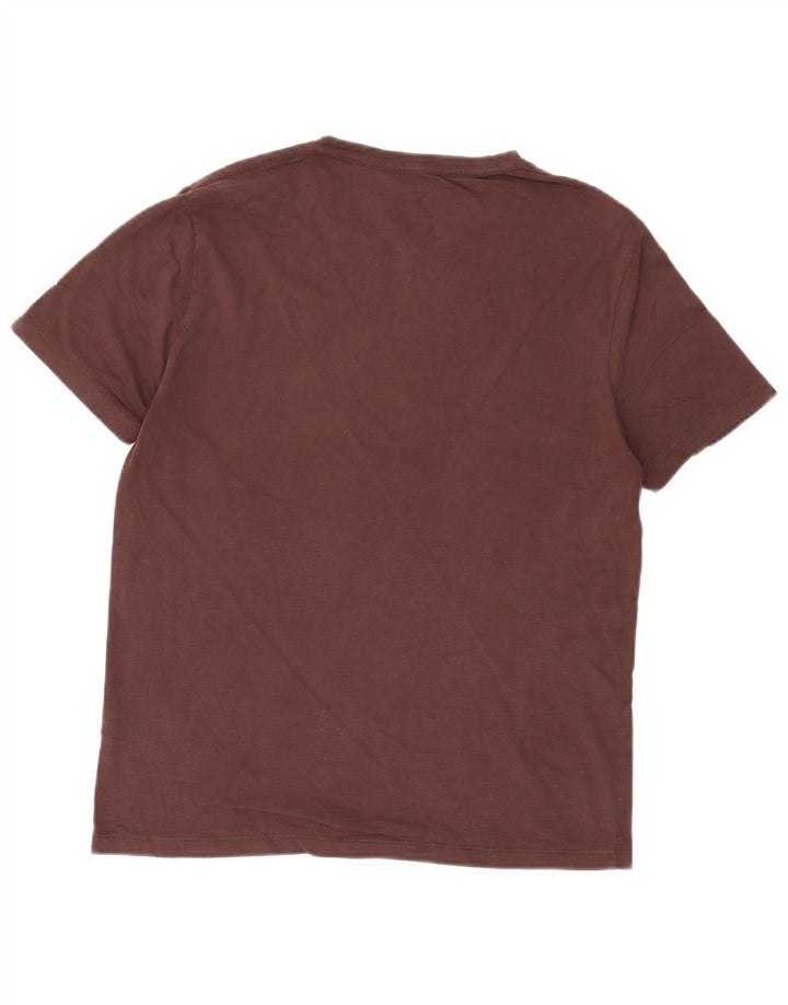 ALL SAINTS Tricou Bărbați Top Mare Bumbac Burgundy