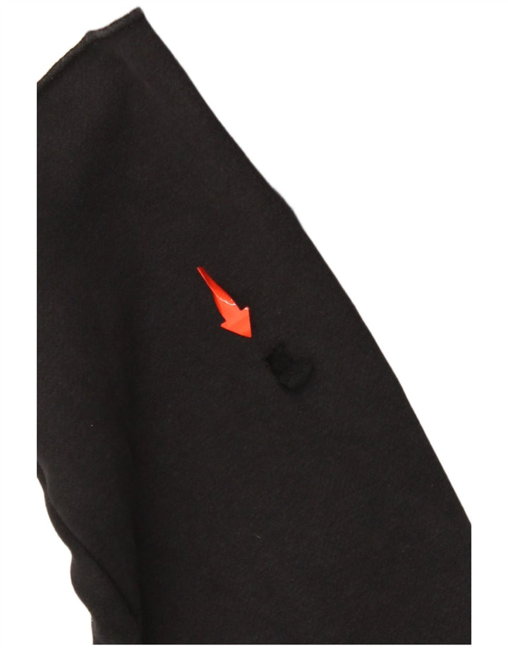 Pulover NIKE Air Graphic pentru băieți, cu fermoar, 13-14 ani, XL, negru, bloc de culoare