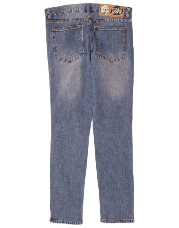 Blugi skinny pentru femei Monday ieftini W31 L32 Bumbac albastru