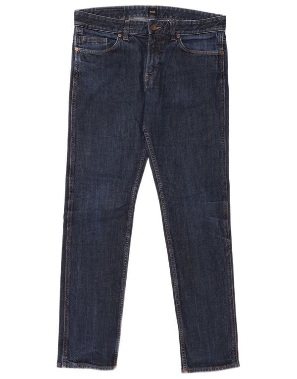 Blugi slim pentru femei Hugo Boss W33 L32 Bumbac albastru