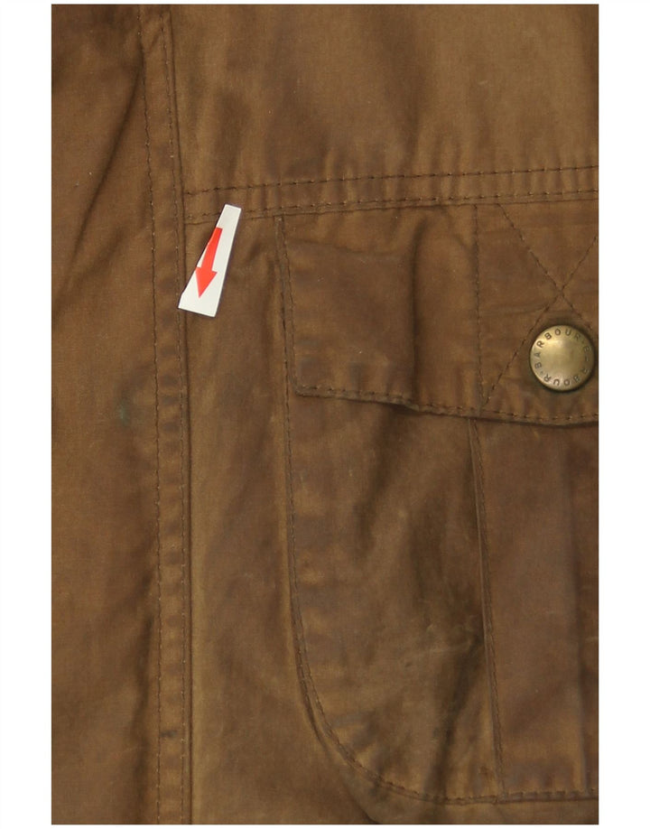 Jachetă pentru bărbați Barbour din bumbac cerat UK 40 mare, maro, bumbac