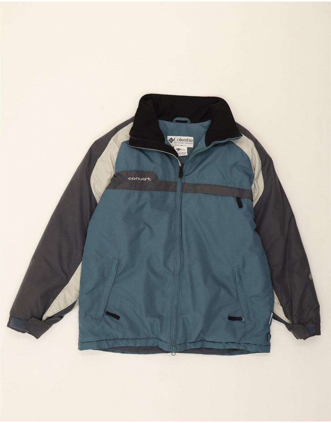 Jachetă Windbreaker pentru băieți Columbia 13-14 ani, albastru, nailon color bloc