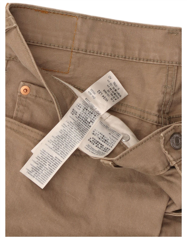 Blugi Levi's 511 Slim pentru bărbați W34 L32 bumbac bej