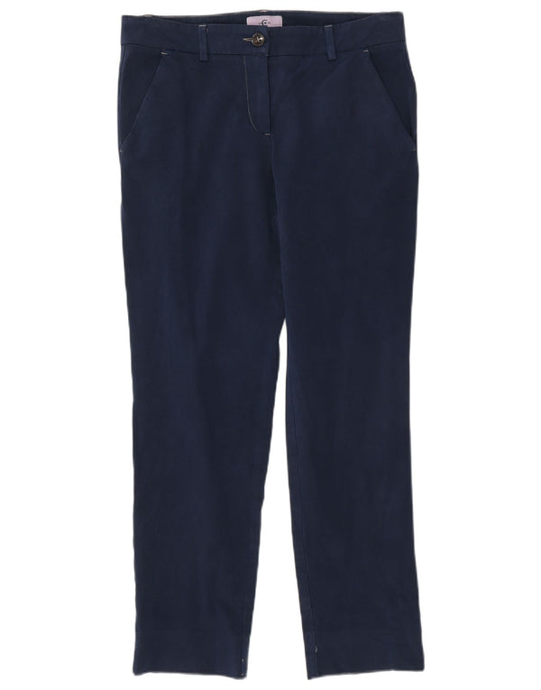 Cerruti 1881 Pantaloni chino subțiri pentru femei IT 42 Medium W30 L27 Bleumarin