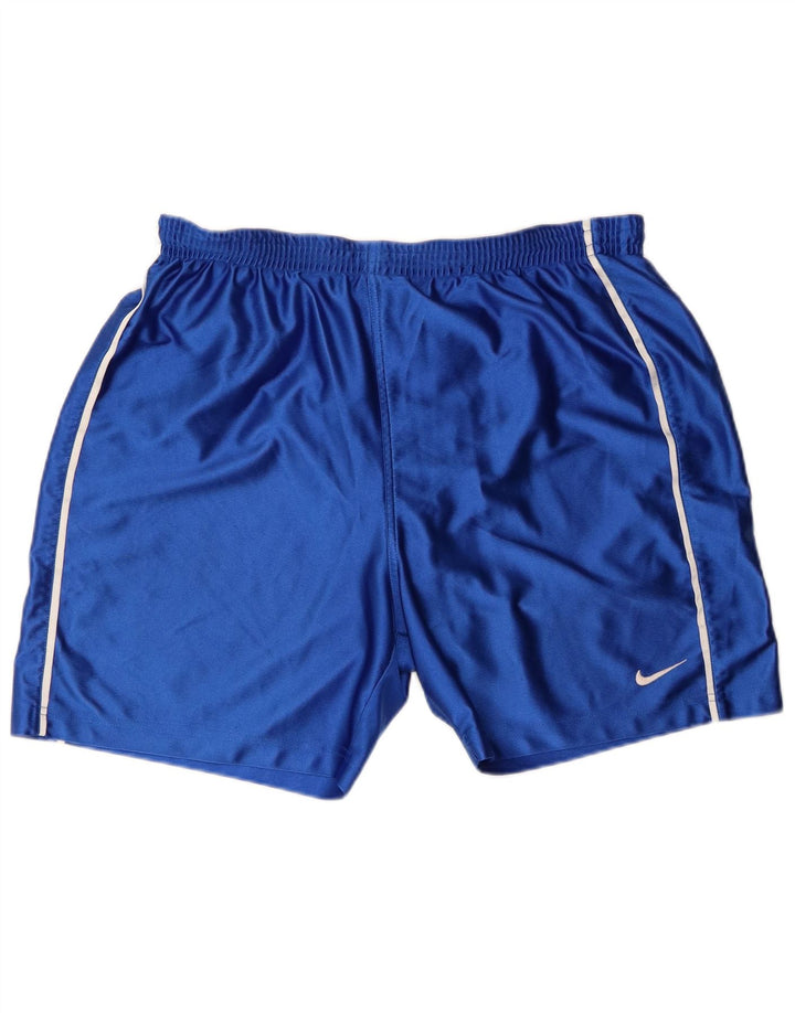 Pantaloni scurți sport Nike pentru bărbați, mari, albastru, poliester