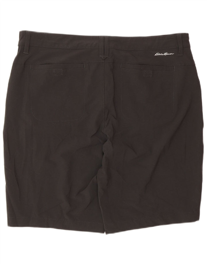 Pantaloni scurți casual pentru femei Eddie Bauer US 14 XL W34 Poliester negru