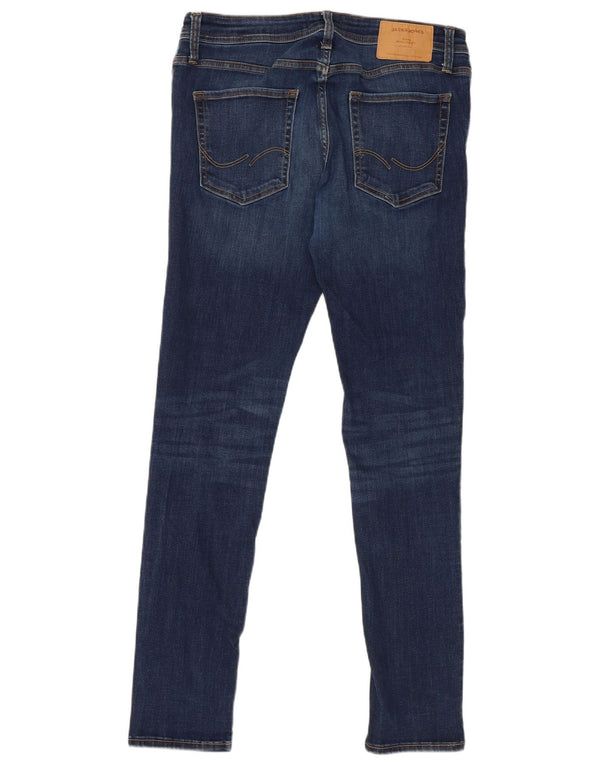 Jack & Jones Blugi pentru bărbați Liam Skinny W34 L32 Bumbac albastru