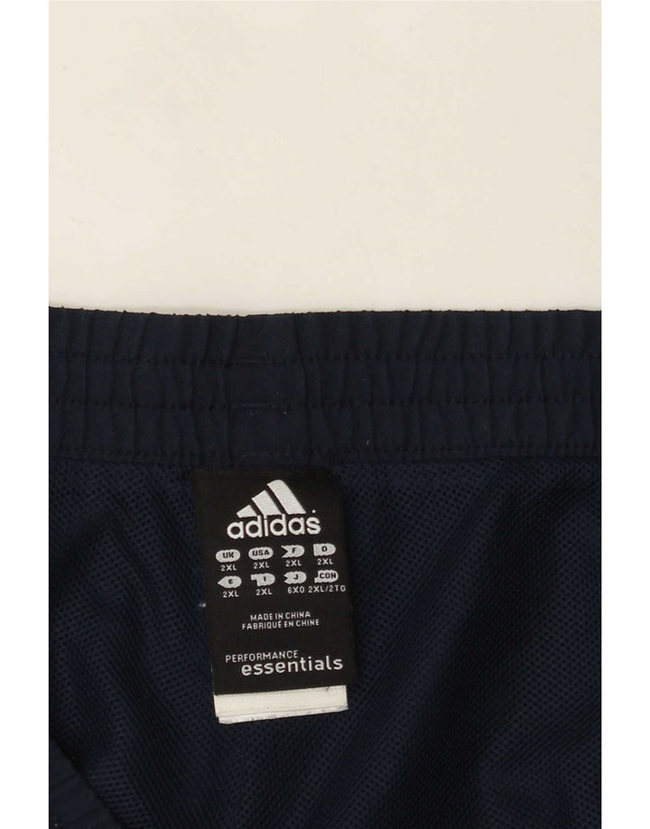Pantaloni scurți sport pentru bărbați Adidas Climalite 2XL, poliester bleumarin