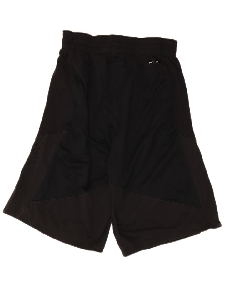 Pantaloni scurți sport Nike Dri Fit pentru bărbați, poliester mediu negru