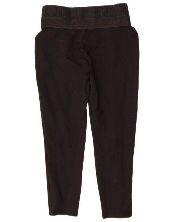 Zara Womens Slim Capri Trousers XL W36 L24 Black