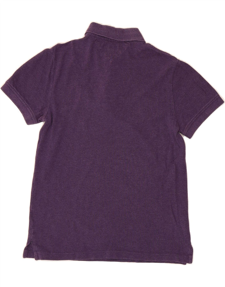 TOMMY HILFIGER Mens Custom Fit Polo Shirt Small Purple Vintage Tommy Hilfiger and Second-Hand Tommy Hilfiger from Messina Hembry 