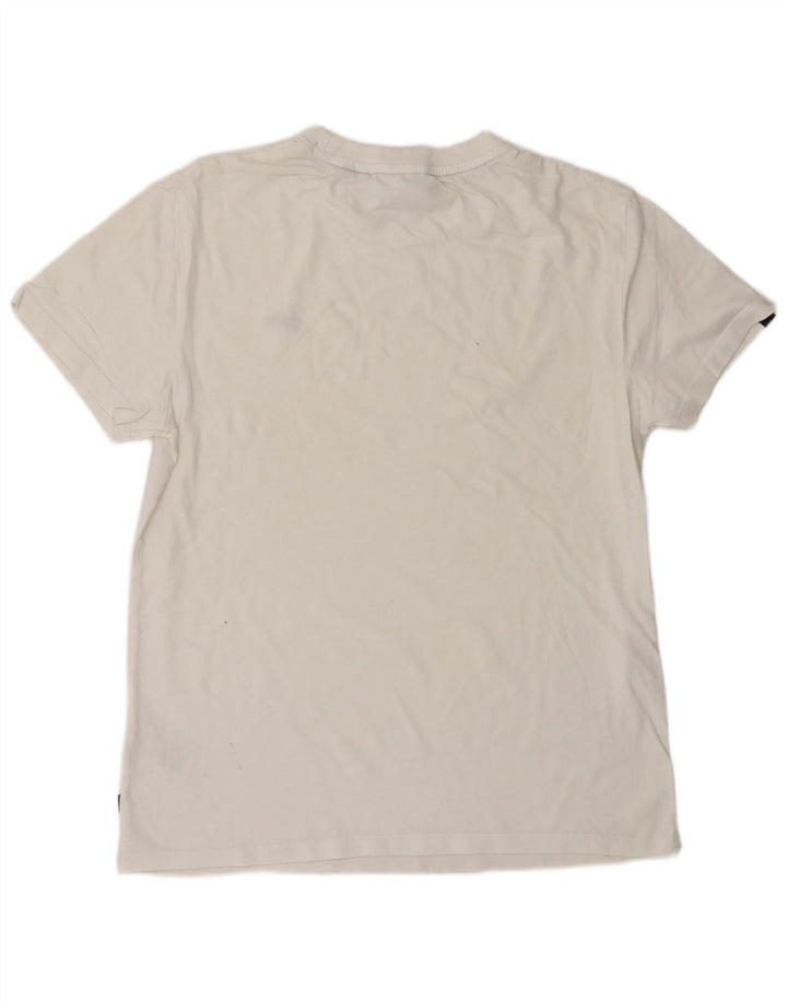 SUPERDRY Tricou Bărbați Top Medium Alb Bumbac