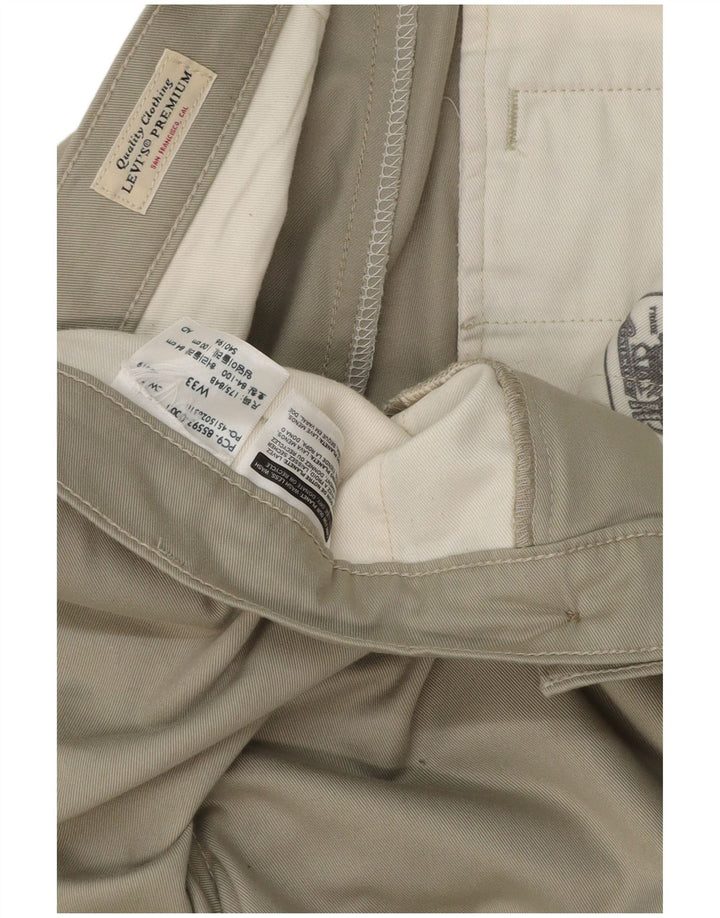 Pantaloni chino drepti pentru bărbați LEVI'S L33 L29 gri