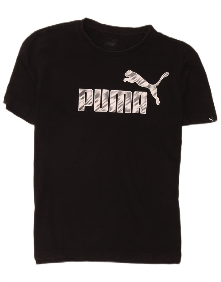 Tricou grafic Puma pentru bărbați Top Small Negru