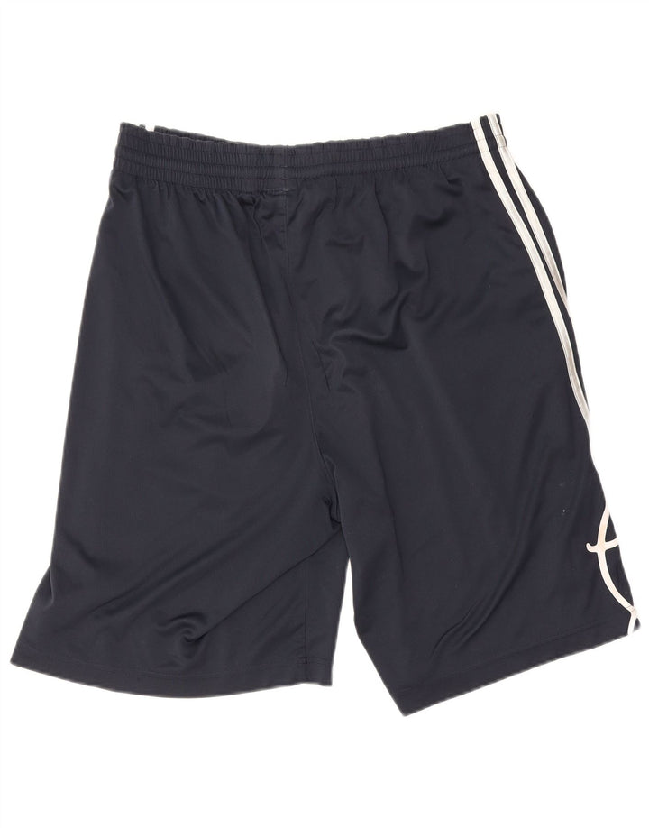 Pantaloni scurți sport grafic Adidas pentru bărbați, medii, bleumarin