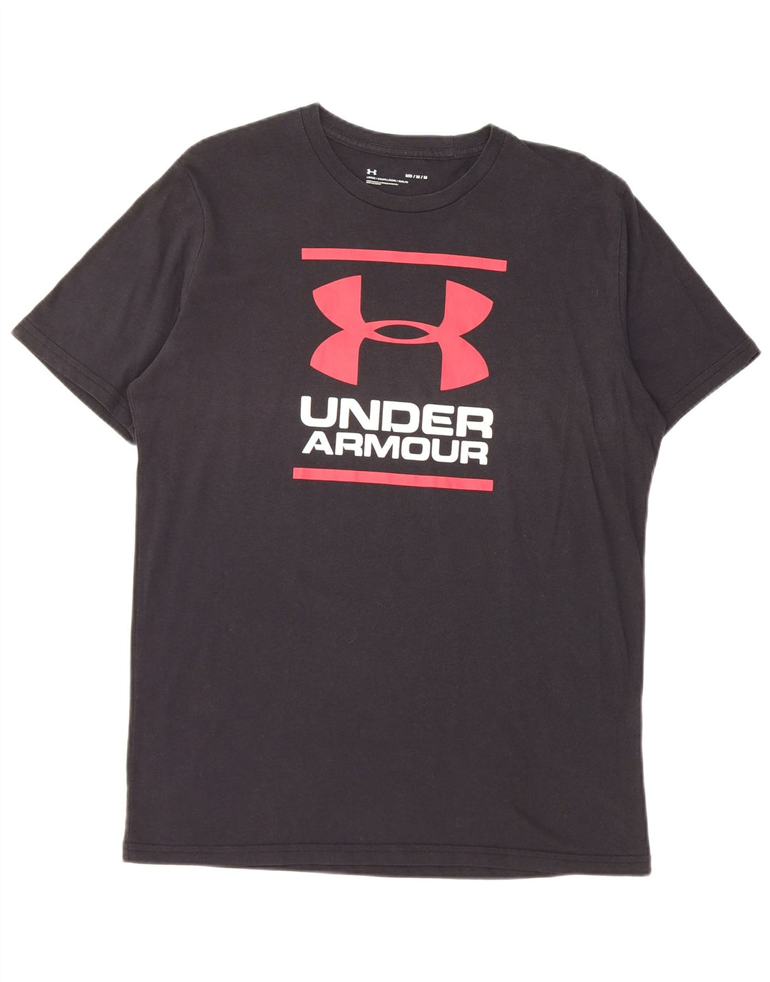 Tricou grafic pentru bărbați Under Armour Top Mediu Negru
