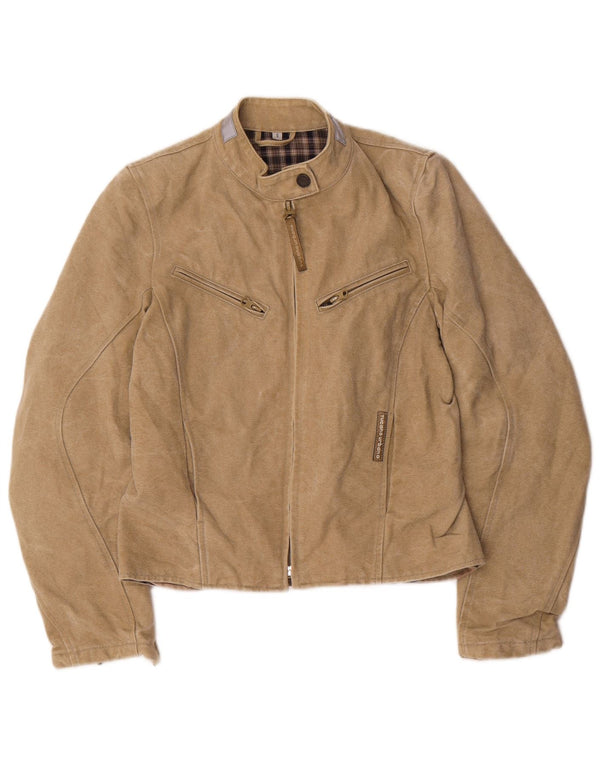 Jachetă Racer Tucano Urbano pentru femei UK 10 Small Beige Bumbac