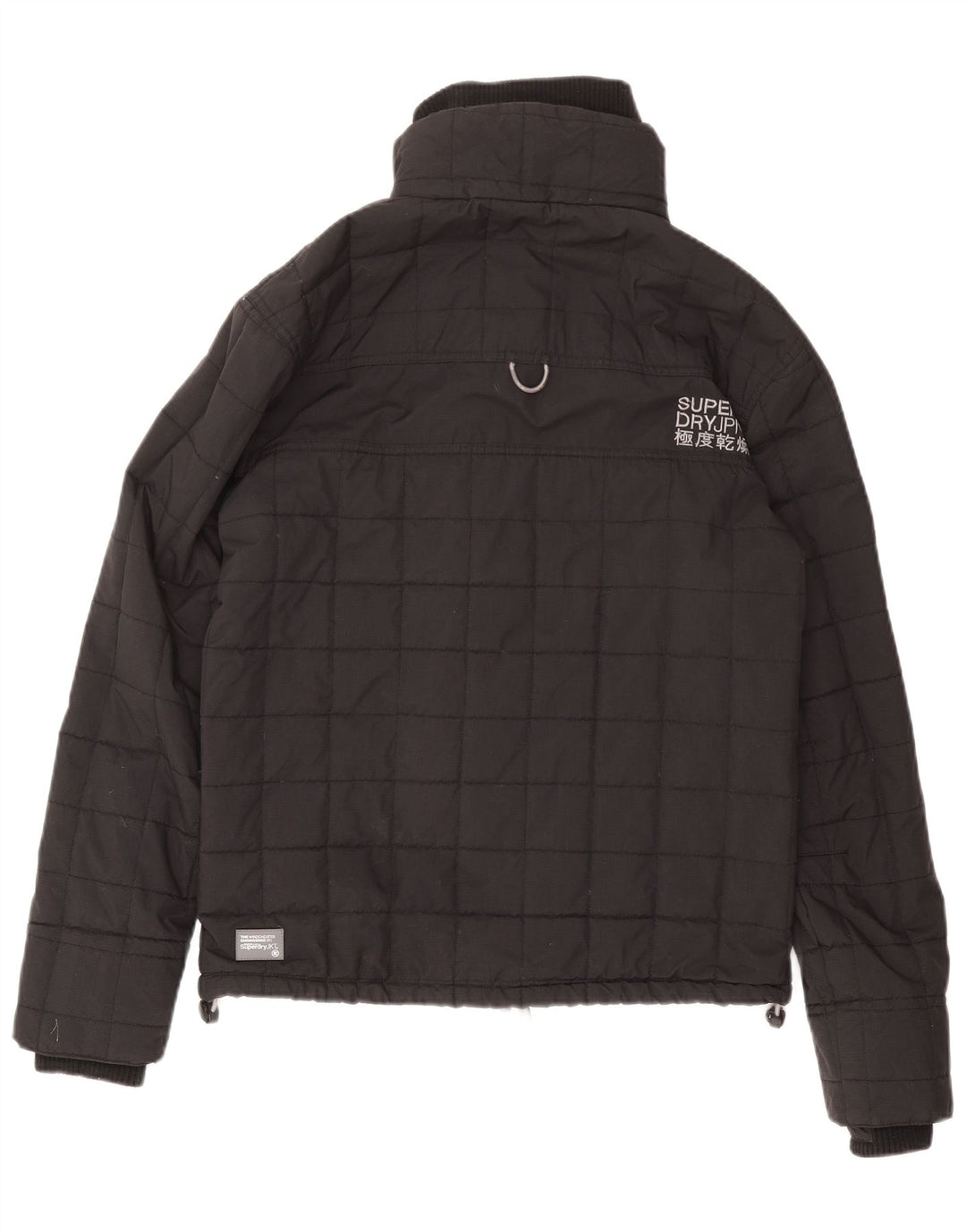 Superdry Windcheater Graphic Windbreaker Jachetă pentru femei UK 16 Large Black