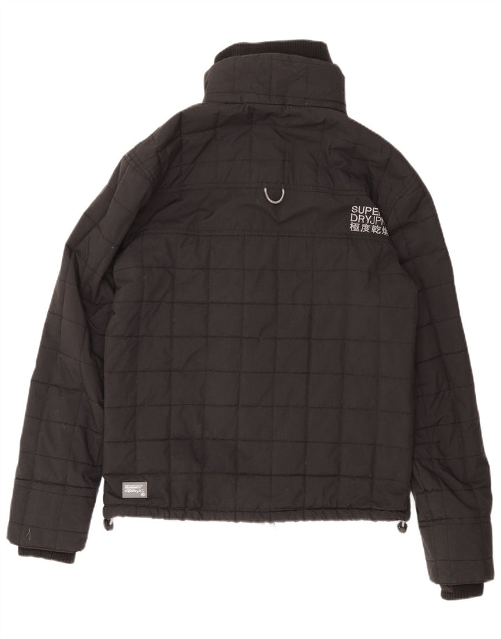 Superdry Windcheater Graphic Windbreaker Jachetă pentru femei UK 16 Large Black