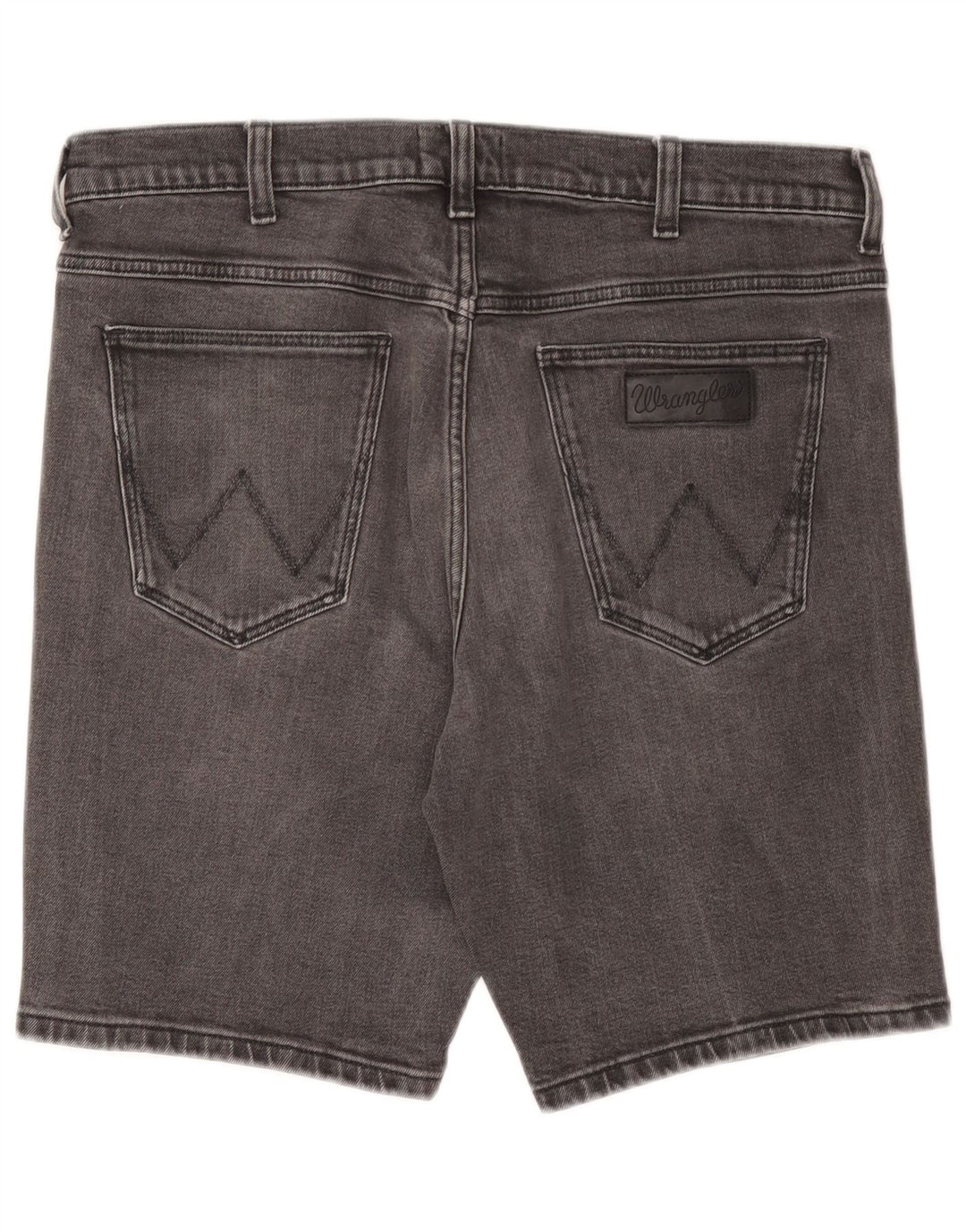Pantaloni scurți din denim Wrangler pentru bărbați, cu ajustare normală, W34, bumbac gri mare