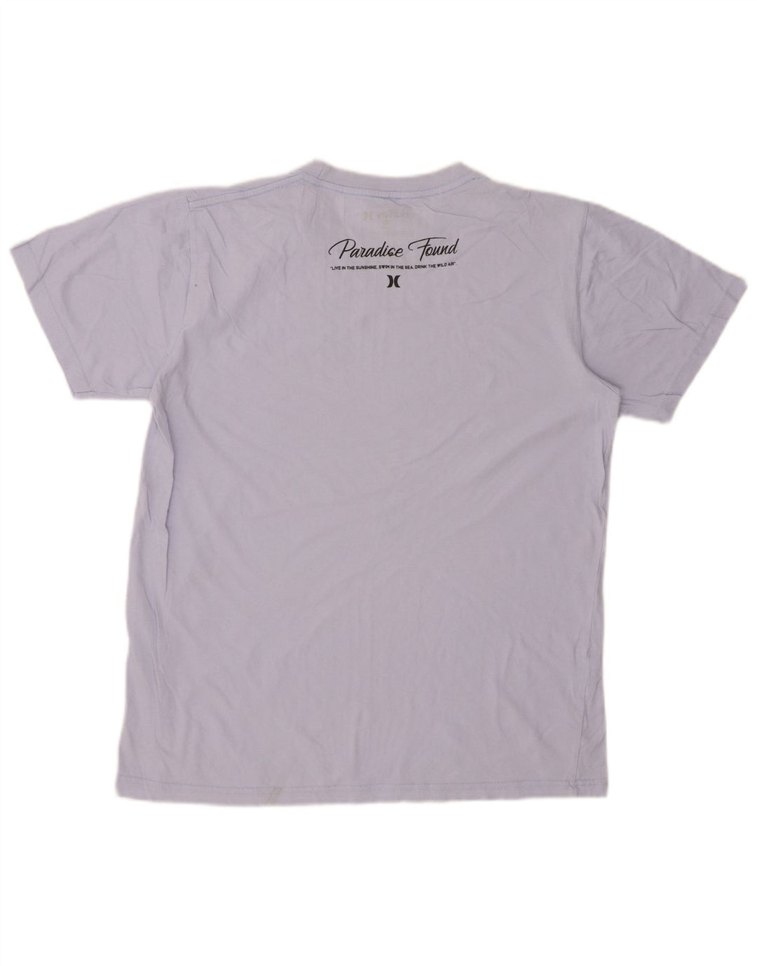 Tricou grafic HURLEY pentru bărbați Top din bumbac albastru mediu