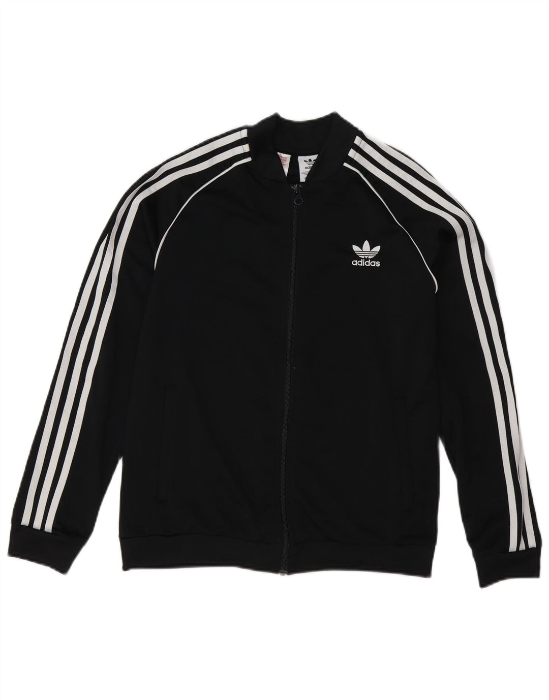 Jachetă de trening pentru băieți Adidas 13-14 ani, poliester negru