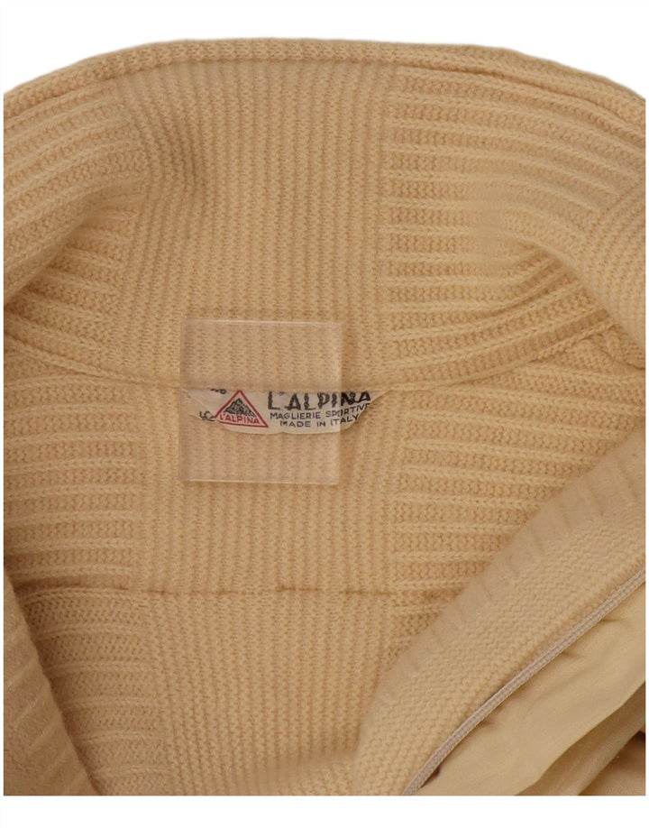AUSTRALIAN L'ALPINA Bomber Jacket pentru bărbați UK 42 XL Off White