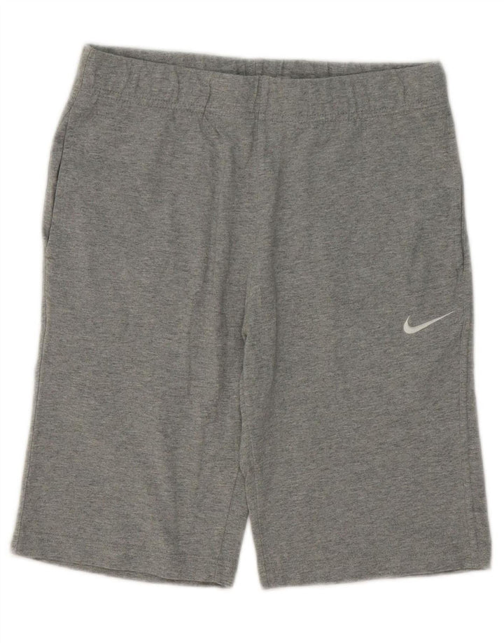 NIKE Mens Sport Shorts Small  Grey Cotton