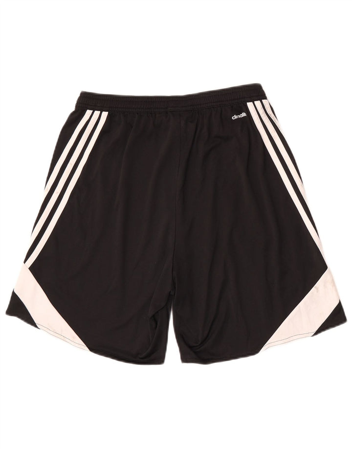 Pantaloni scurți sport pentru bărbați Adidas Climalite, mediu negru, poliester color bloc