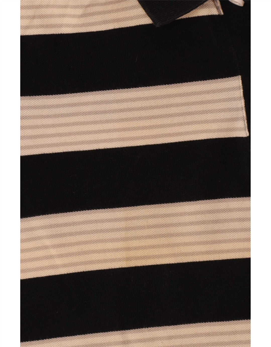 Tricou polo Puma pentru bărbați, bumbac cu dungi negre medii